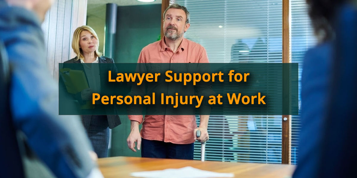 Soliciting legal assistance for workplace injury